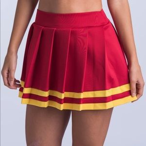 USC - Red and Yellow Cheerleader skirt